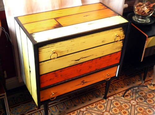 Fôbois orange 1 clapet 1 tiroir     430€